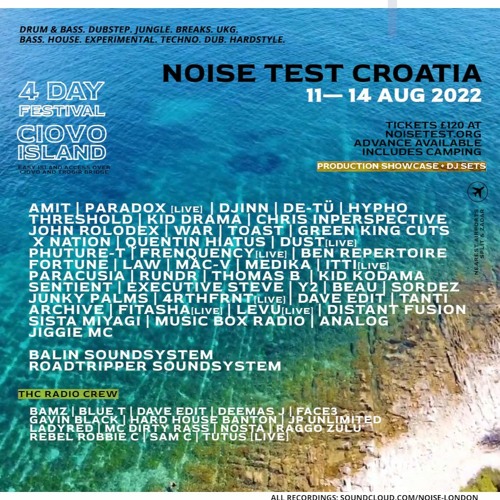 PHUTURE - T Live@noisetest Croatia, Delta Neretva, Aug21
