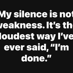 Don't be deluded you never showed up