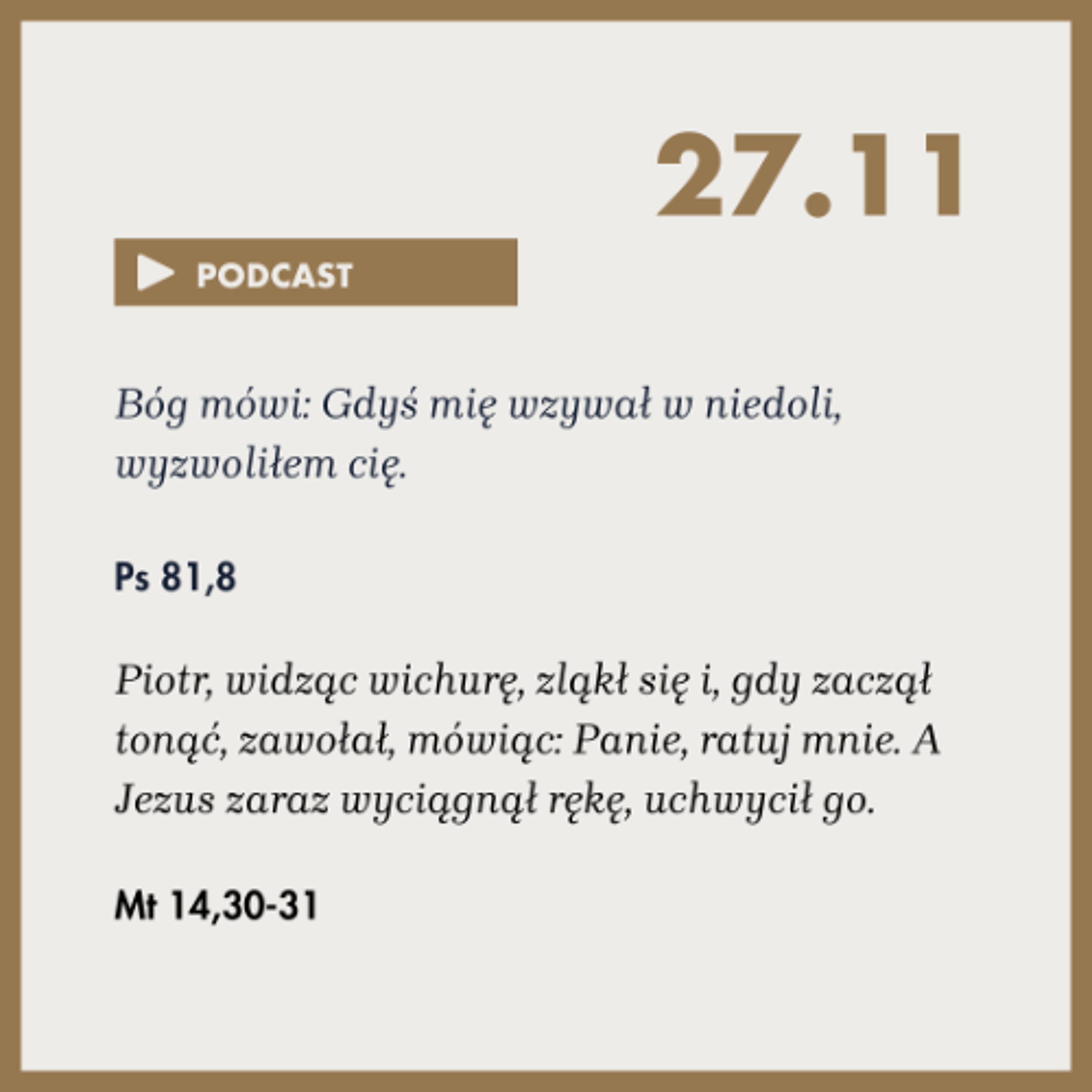 Poranek ze Słowem na 27 listopada 2025 episode artwork