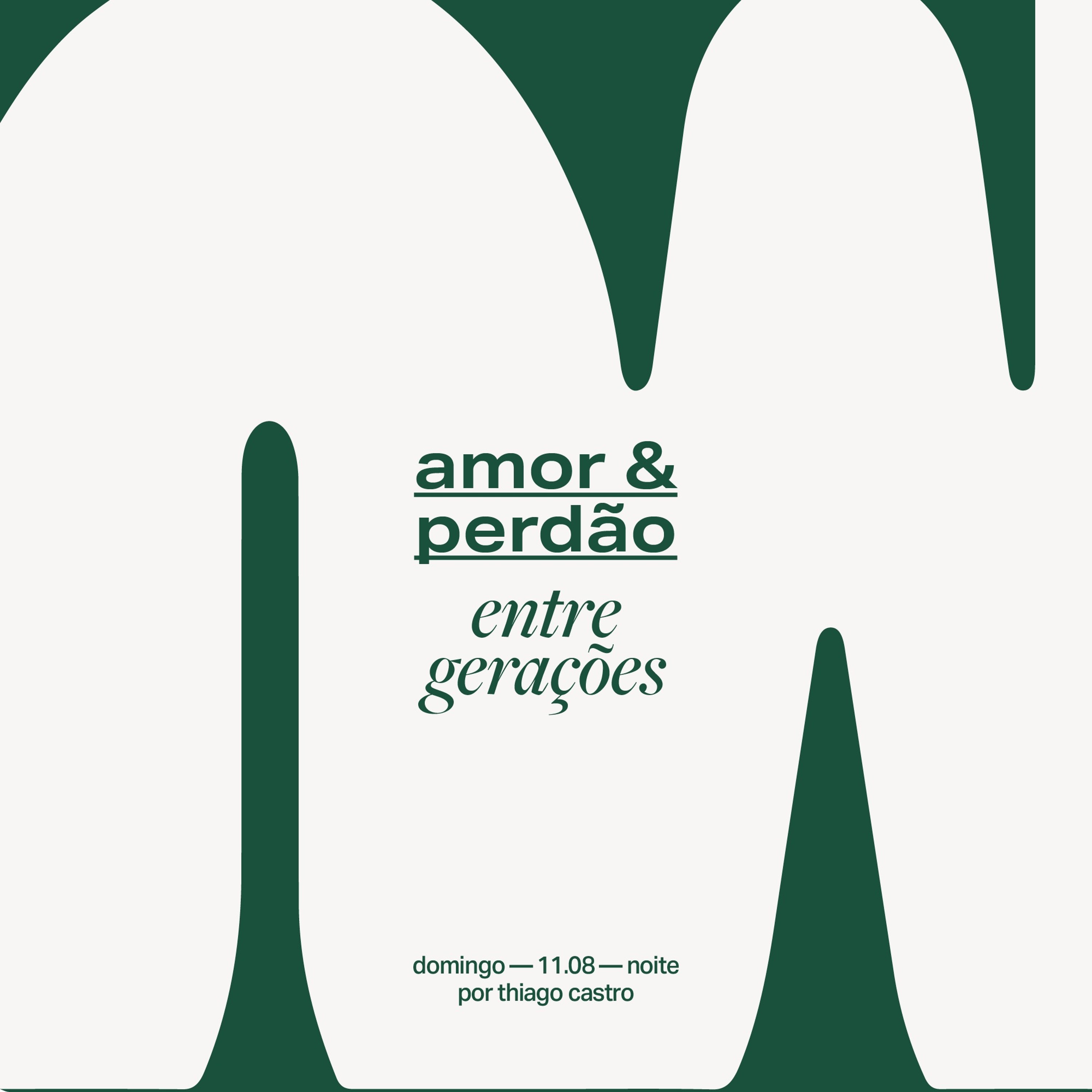 Amor e perdão entre gerações | Igreja Por Amor | Thiago de Castro | 11 de Agosto de 2024 episode artwork