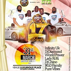 Pure Vibes Ent - Live At Infinity UK 17th Yr Anniversary 31.03.2024