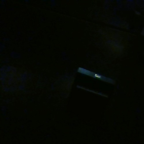 I can only see a pinprick of light