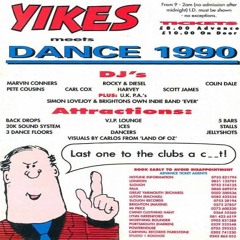 Carl Cox - Yikes! meets.. Dance 1990 - Sterns - Worthing - 18-08-90