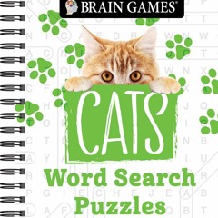 ✔ PDF BOOK  ❤ Brain Games - Cats Word Search Puzzles kindle