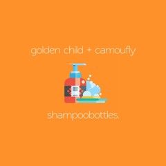 golden child + camoufly - shampoo bottles.