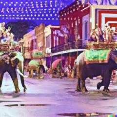 The Circus Marched Down Bourbon Street