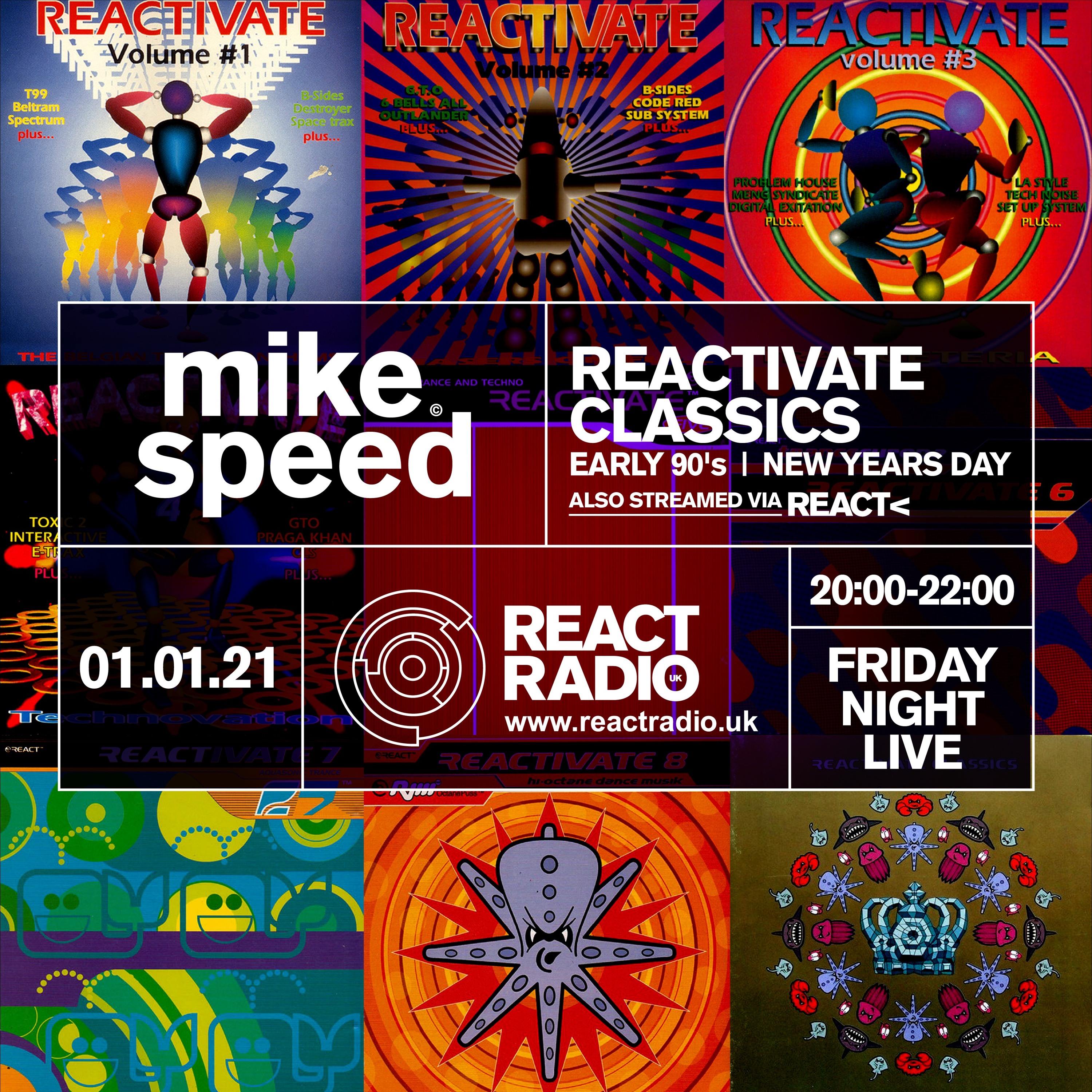 Mike Speed | React Radio UK Show | www.reactradio.uk | Underground & Oldskool Beats