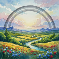 Rainbow without color