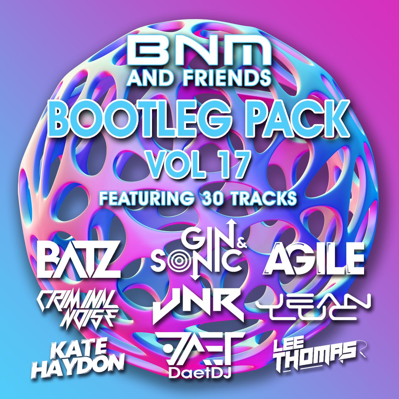 BNM & Friends 17 - Bootleg/Mashup/Edit Pack - 30 Tech House, Electro House, Deep House Tracks