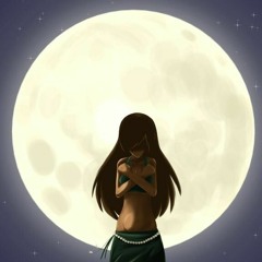 girl in the moonlight