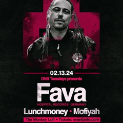 Opening Set for Fava. Tuesday Feb 13th