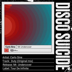Carlo Sine - Duty (Original mix) [Tour De Infinite]