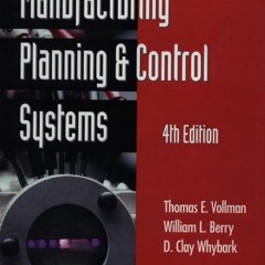 Free PDF Manufacturing Planning and Control Systems