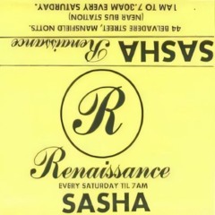 Sasha - Renaissance - Venue 44, Mansfield - 13-03-93