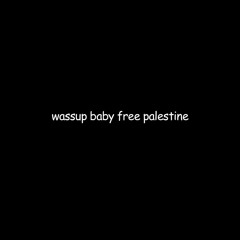 Wassup Baby Free Palestine