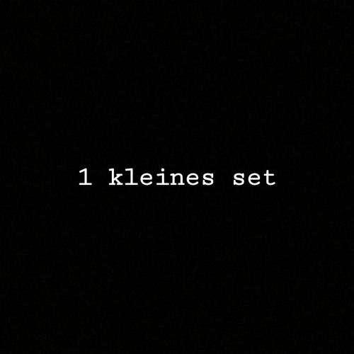 1 kleines set
