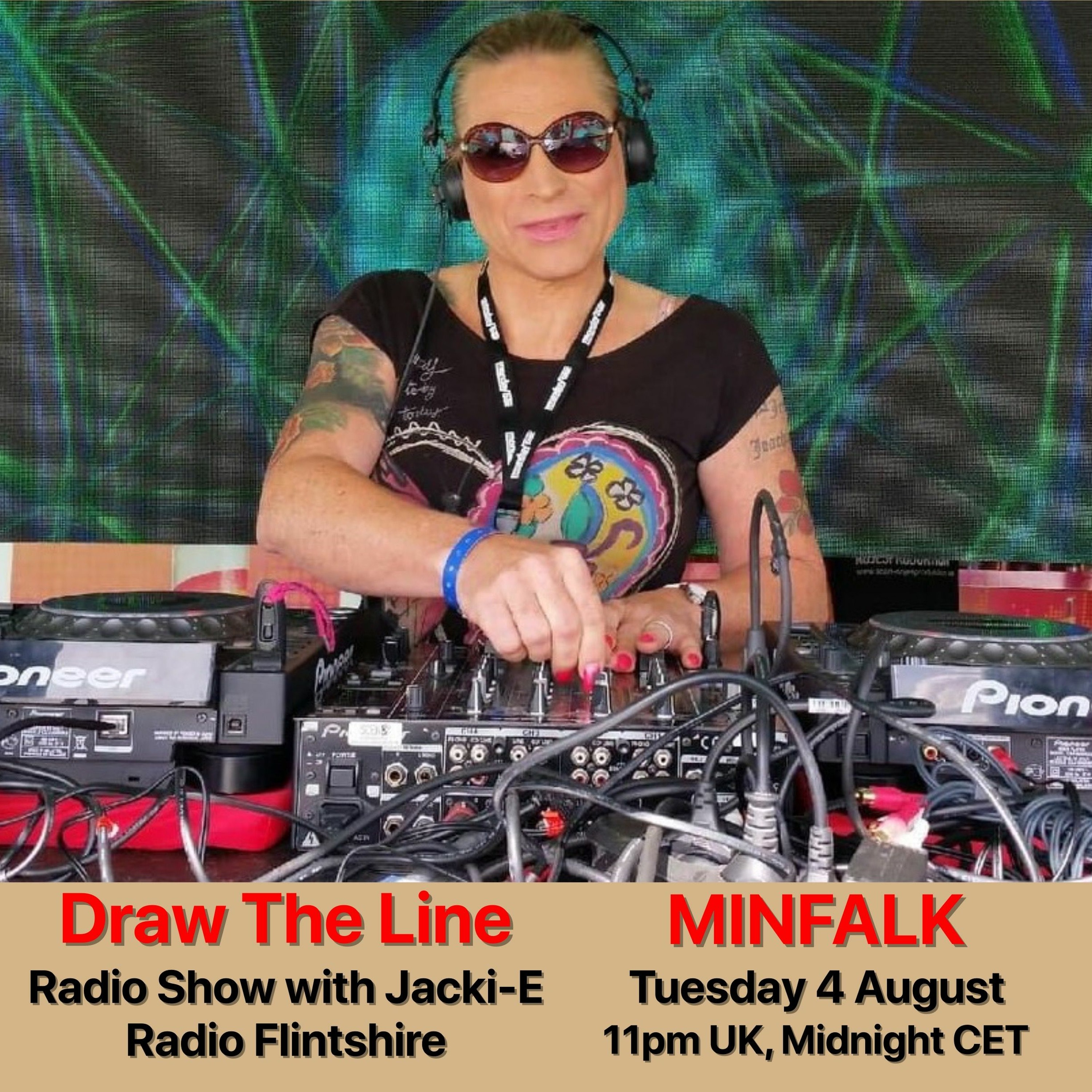 Jacki-E and Draw The Line Radio Show