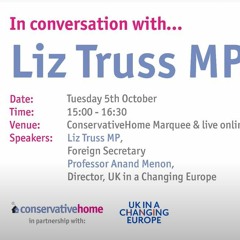 In Conversation: Prime Minister Liz Truss on building a Network of Liberty post-Brexit (2021)