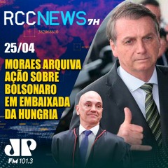 Moraes arquiva ação contra Bolsonaro por estada em embaixada