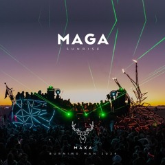 Maga @ Burning man 2024 - Tuesday Sunrise (Maxa Artcar)