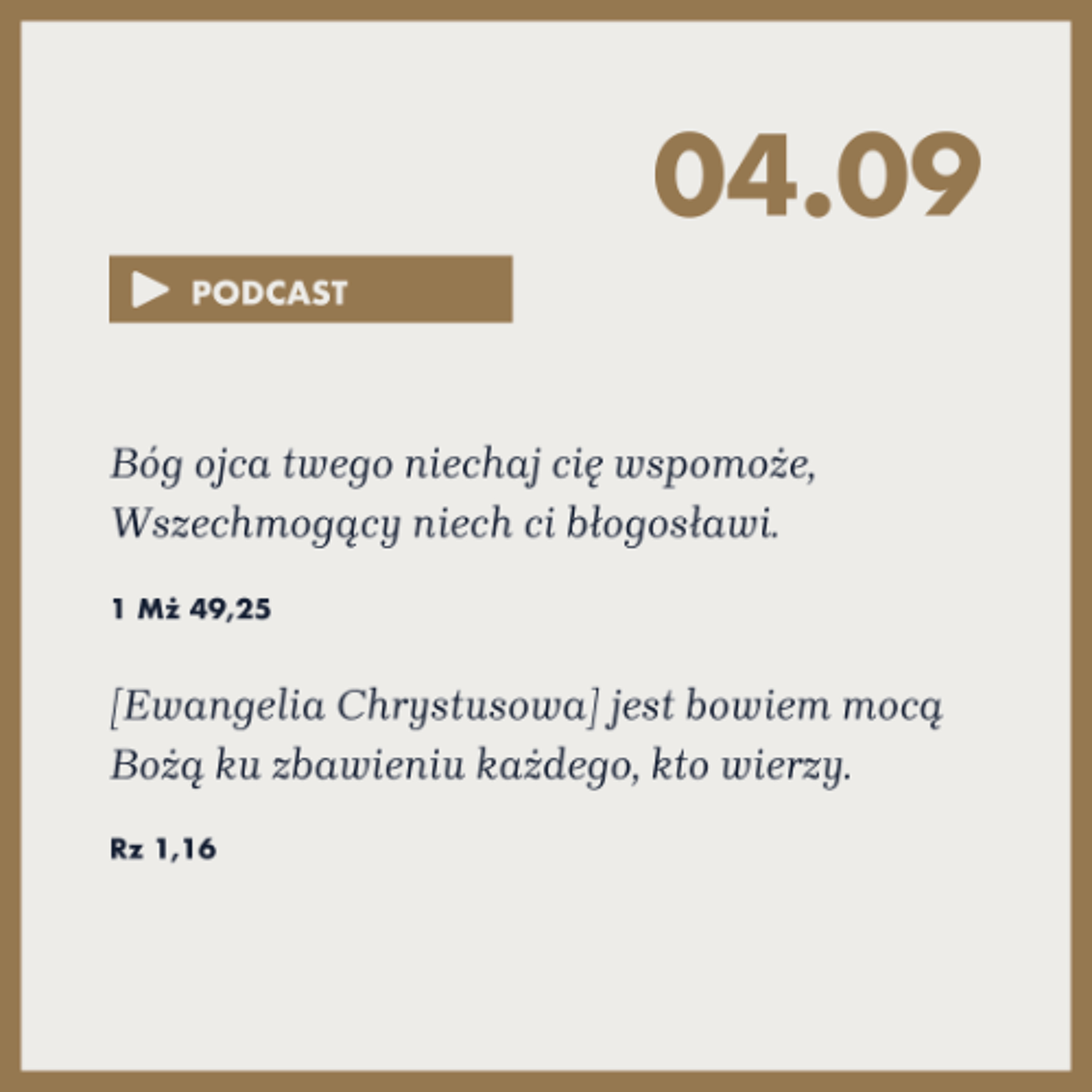 Poranek ze Słowem na 4 września 2025 episode artwork