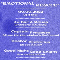 Emotional Rescue (dj set live 9.09.2022 @BAM!)
