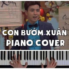 Hồ Quang Hiếu - Con Bướm Xuân Piano Cover | Cha Cha China | Lyrics + Sheet Music + Karaoke