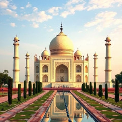 Echoes of Nature: Majestic Taj Mahal