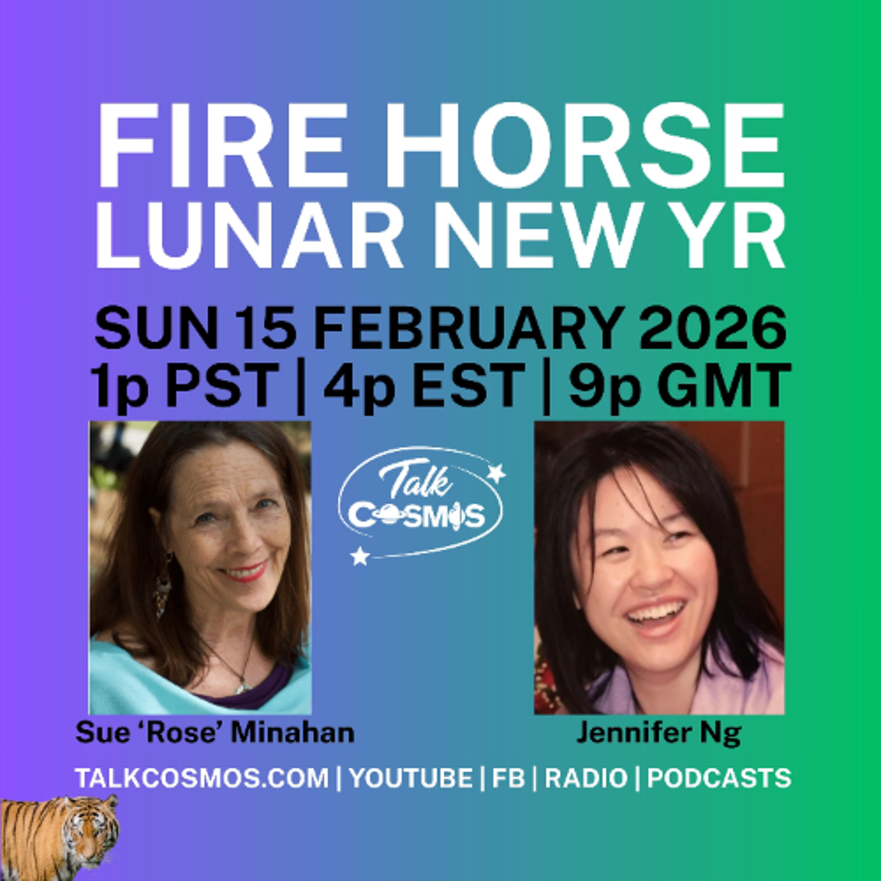 Talk Cosmos 02-15-26 2026 Fire Horse Lunar New Year
