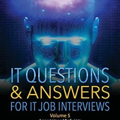 Get EPUB 🗸 IT Questions & Answers For IT Job Interviews (Access Lists and Prefix Lis