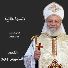 السما غالية -القمص أثناسيوس وديع 17-2-2024 قداس السبت