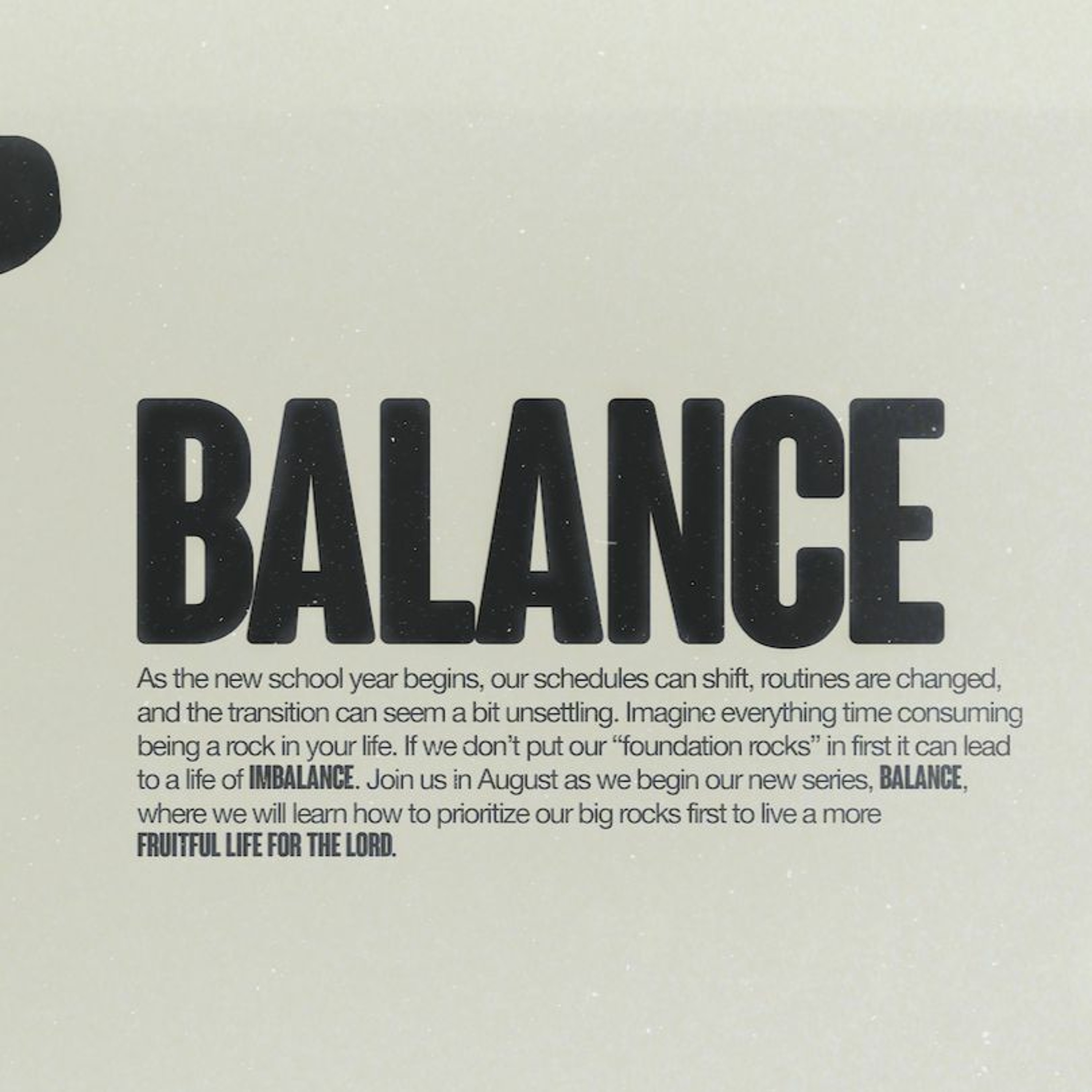 Balance - Part 4