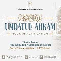 Umdatul Ahkaam - Abu Abdullah Nurudeen - Lesson 10