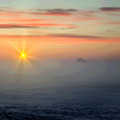 Sunrise and Misty Sea (naviarhaiku589)
