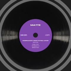 Chris Bowl X Reflekt - Icebreaker X Need To Feel Loved  (MATTE SOHO EDIT)