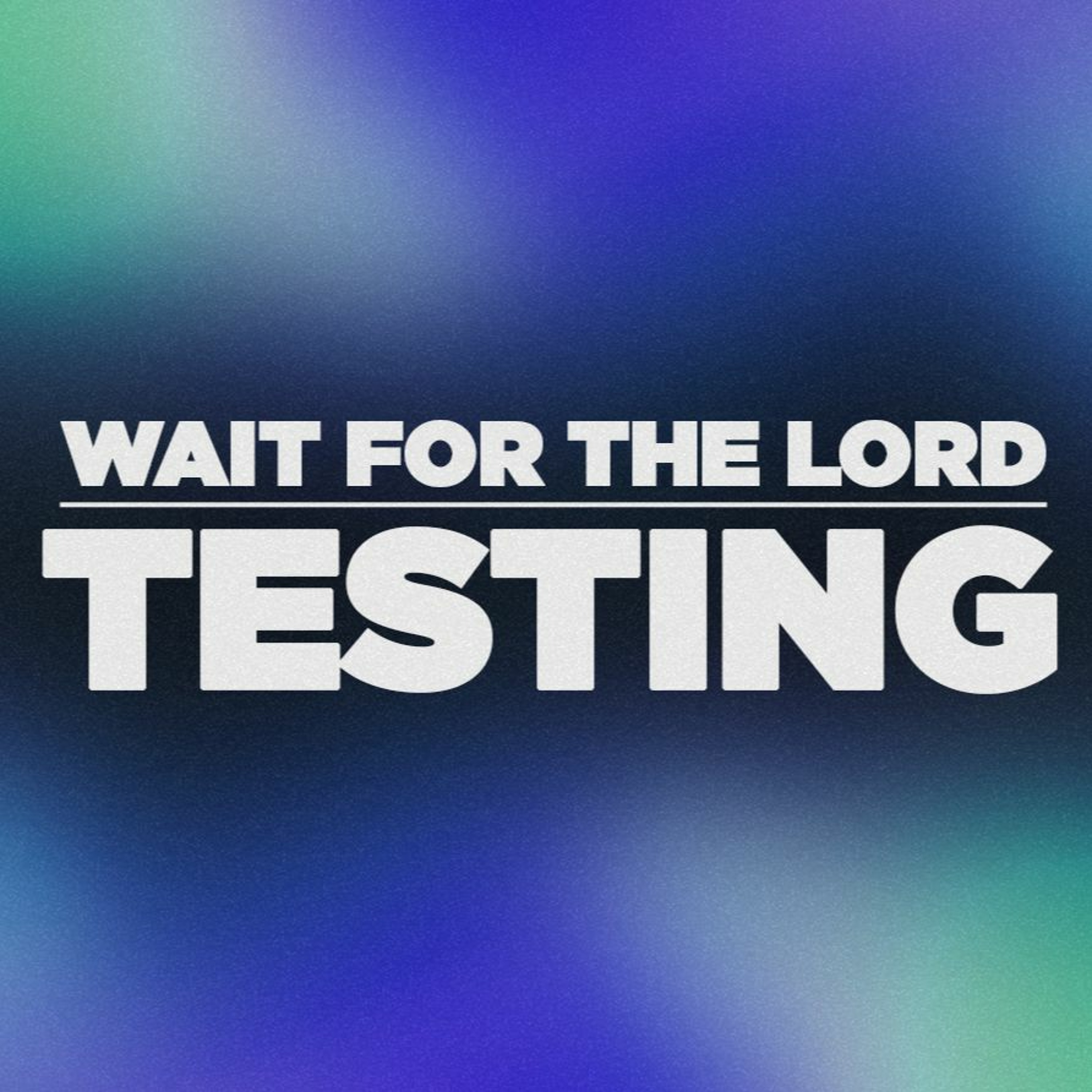 Wait For The Lord - Testing episode artwork