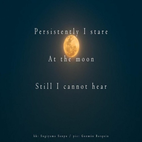 OneAmbient4 - Persistently I Stare At The Moon (Naviarhaiku 343)