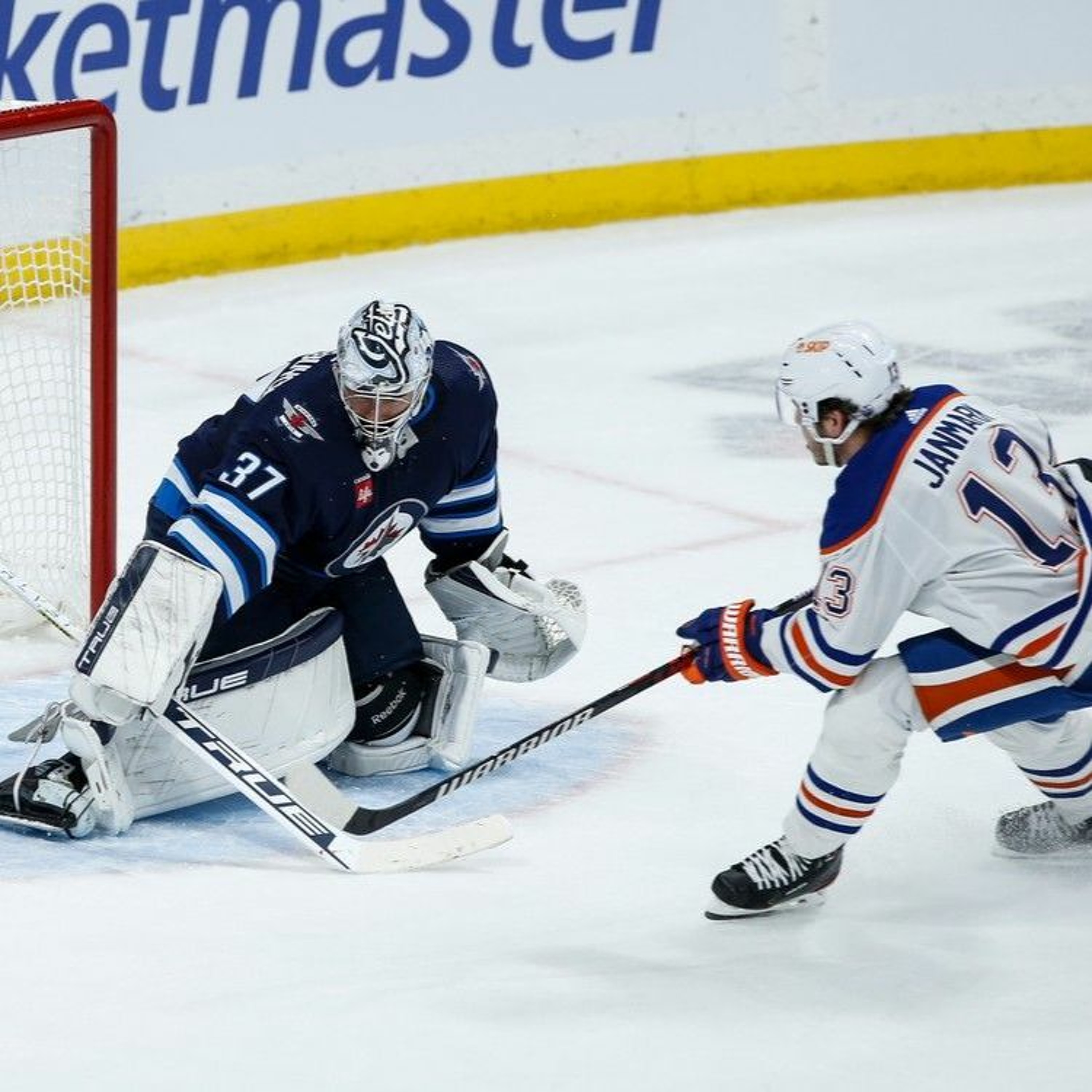 The Cult of Hockey's "Skinns wins goalie duel as Oil beat Jets" podcast