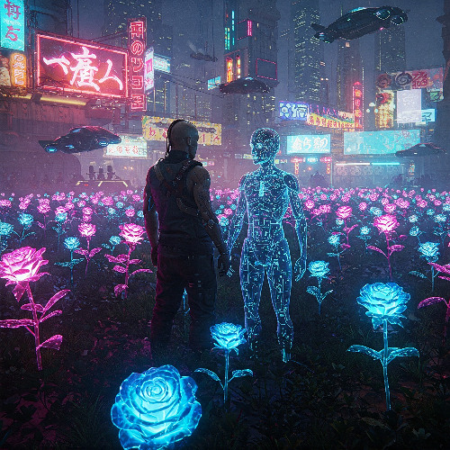 do androids smell electric roses? [ naviarhaiku577 ]