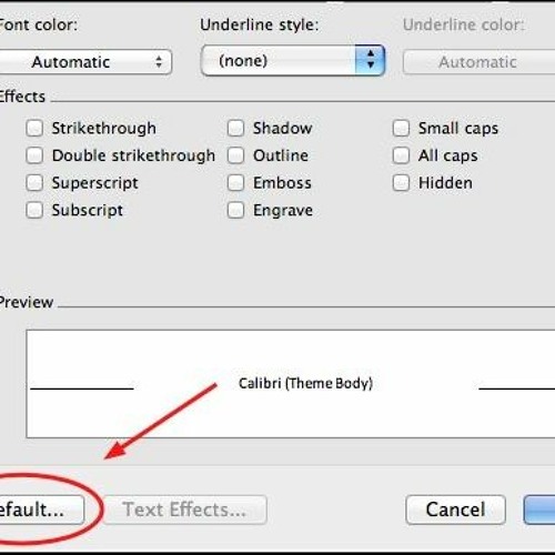 Stream How To Set A Font As Default In Word 2011 For Mac By Todd 