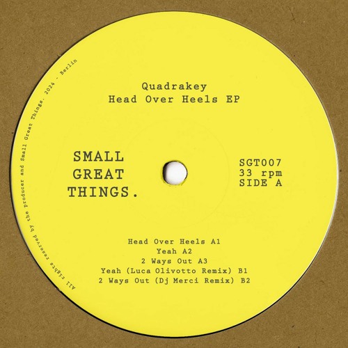 Quadrakey - Head Over Heels EP [SGT007]