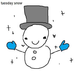 tuesday snow