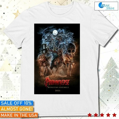 Stream Poohniverse Monsters Assemble Film 2025 Poster from Kteeshirt