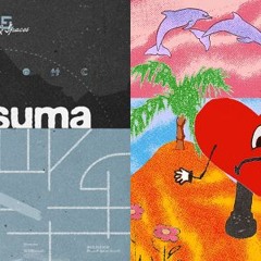 Bad Bunny, Massuma/  Andrea x Mermaid (FARRAH Edit) Pichted