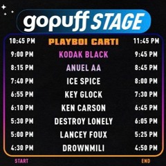 KRONIC ROLLING LOUD GOPUFF STAGE DAY 1 MIX