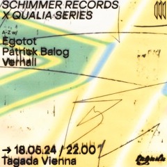 Schimmer Records x Qualia Series @ Tagada, Vienna - Patrick Balog