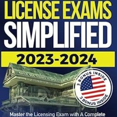 🍪[PDF-Online] Download Real Estate License Exams Simplified 2023-2024 Master The Licensing Ex 🍪