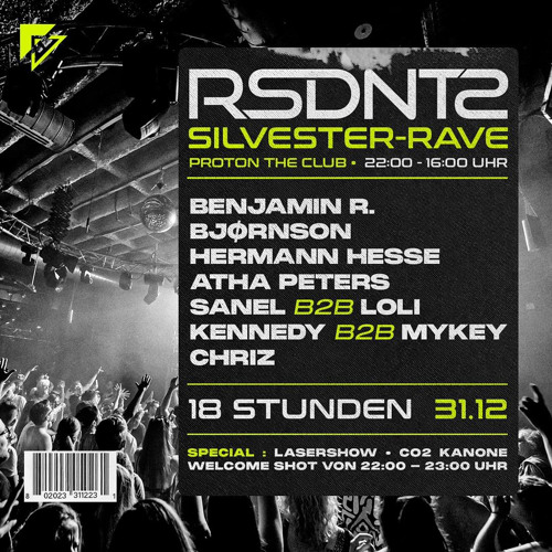 Hermann Hesse @ ProTon Stuttgart // RSDNTS NYE RAVE (Trance / live-rec)