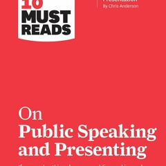 EPUB Download HBR's 10 Must Reads On Public Speaking And Presenting (with