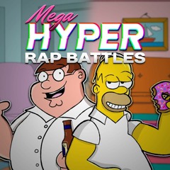 Peter Griffin vs Homer Simpson. Mega Hyper Rap Battles #6